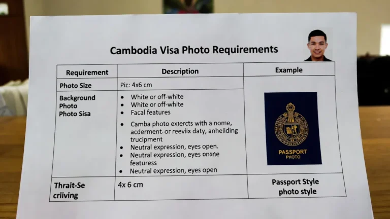 Cambodia Visa Photo Requirements: Get Your Application Approved First Time