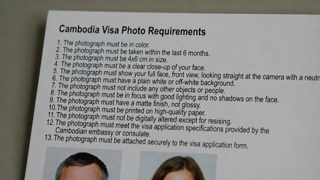 Cambodia Visa Photo Requirements: Get Your Application Approved First Time