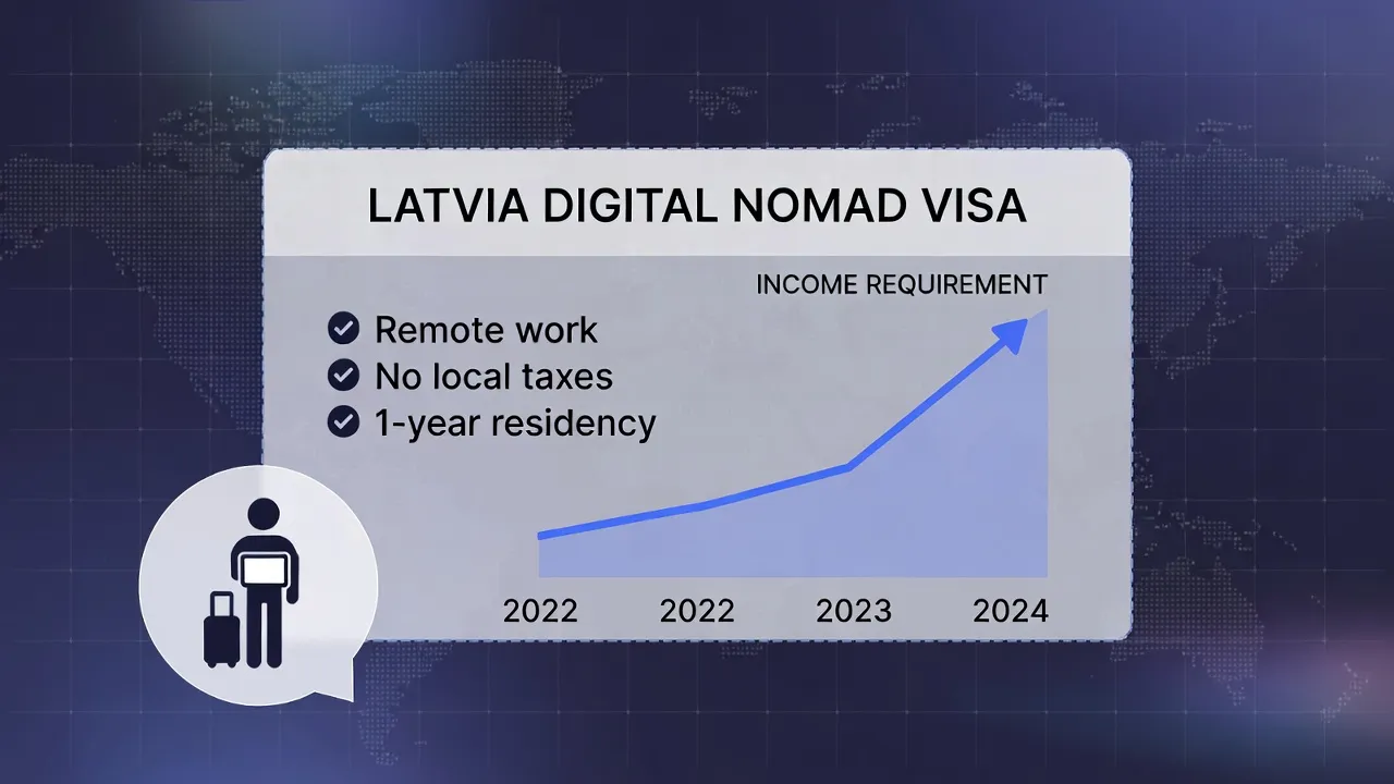 Latvia Digital Nomad Visa Income Requirement: Everything You Need to Know