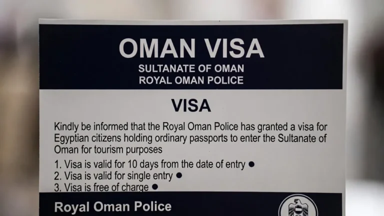Oman Visa for Egyptian Citizens: Complete Requirements and Application Guide