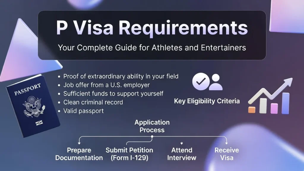 P Visa Requirements: Your Complete Guide for Athletes and Entertainers