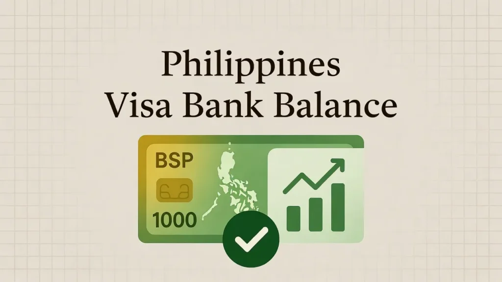 Philippines Visa Bank Balance: How Much Money Do You Need?