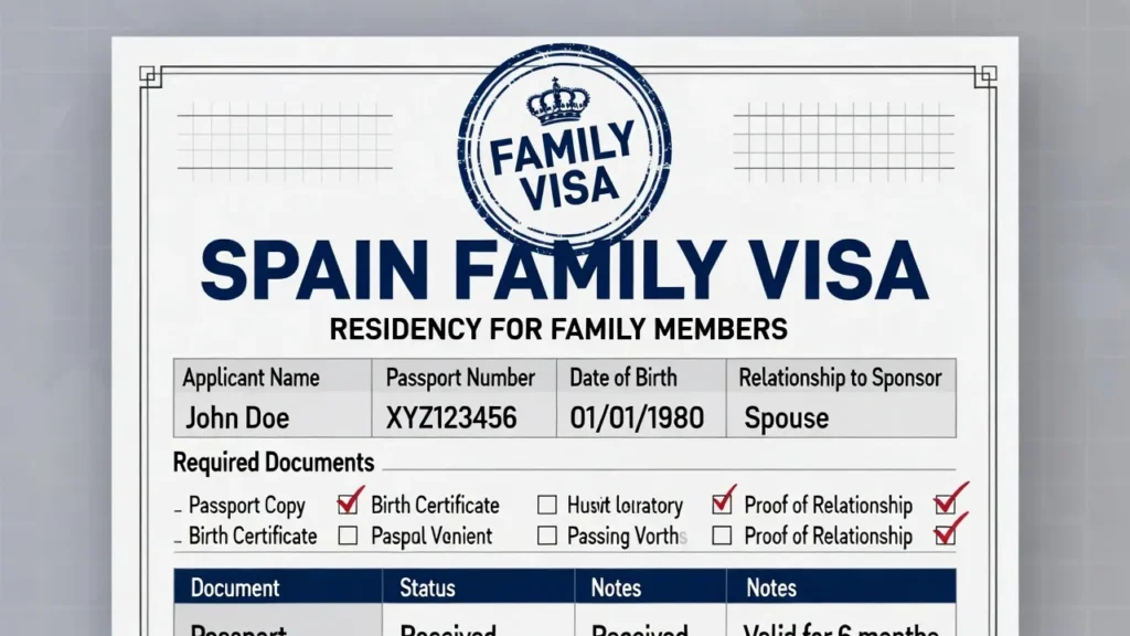 Spain Family Visa Requirements: Reunite With Your Loved Ones