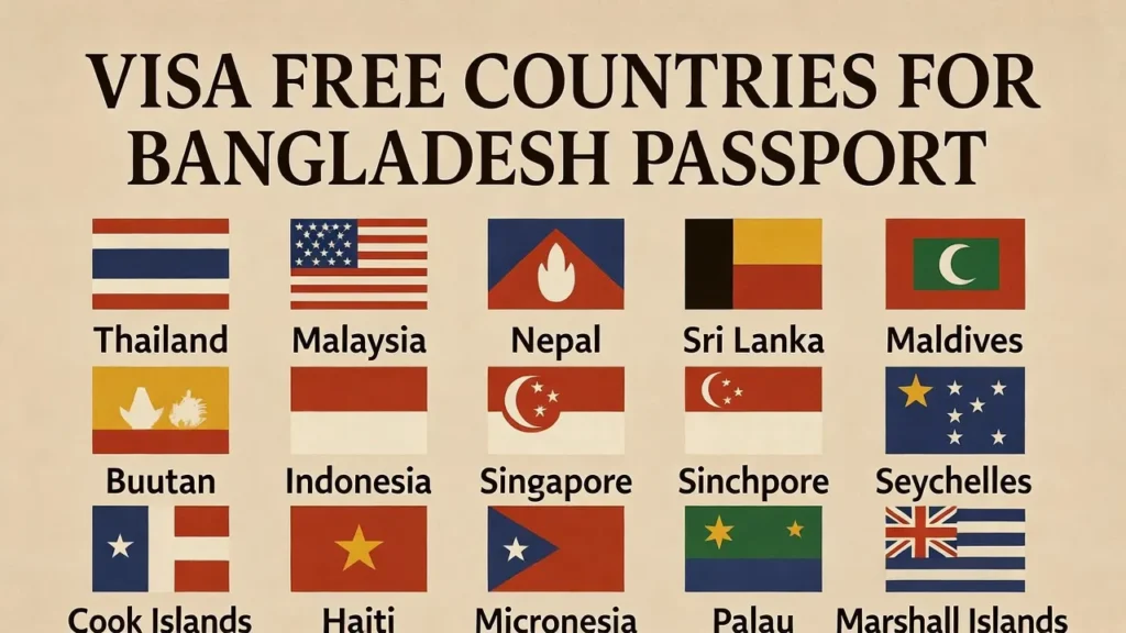 Visa Free Countries for Bangladesh Passport: Complete Travel Guide