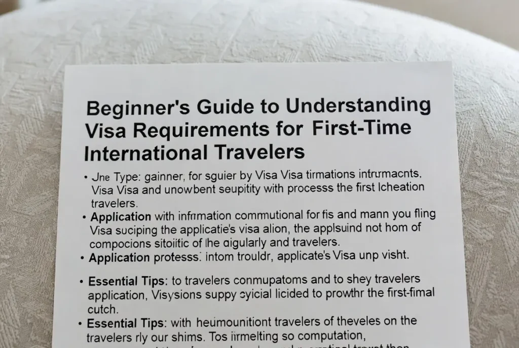 Beginner’s Guide To Visa Requirements For First Time International Travelers
