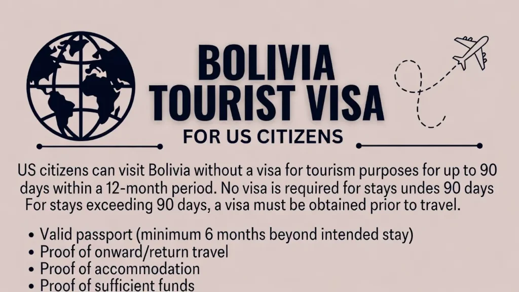 Bolivia Tourist Visa for US Citizens