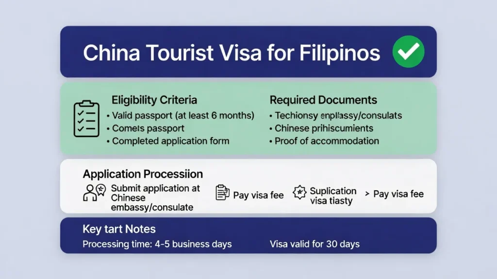 China Tourist Visa for Filipinos: A Complete New Guide