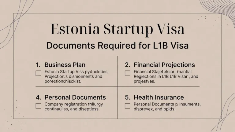 Documents Required for L1B Visa: Complete 2026 Checklist