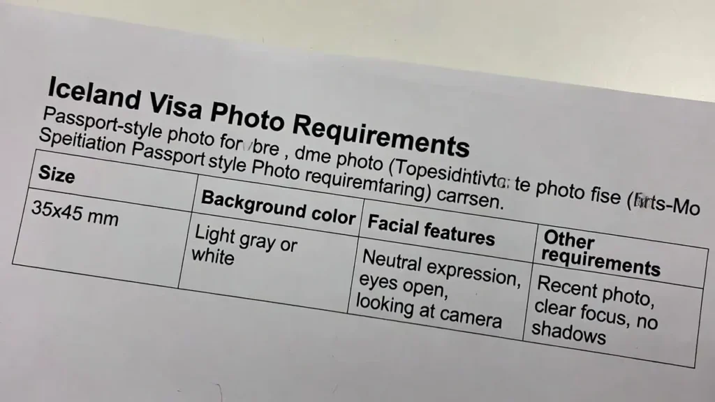 Iceland Visa Photo Requirements: Your Complete Guide