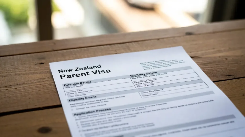 New Zealand Parent Visa Requirements