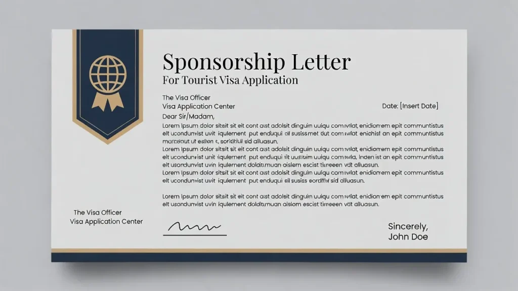 Sponsorship Letter for Tourist Visa: Complete Guide with Free Template