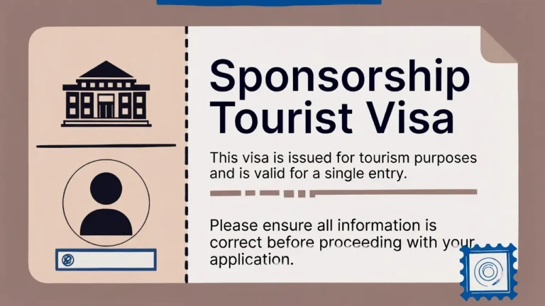 Sponsorship Letter for Tourist Visa: Complete Guide with Free Template