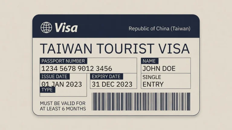 Requirements for Taiwan Tourist Visa: Your Travel Guide