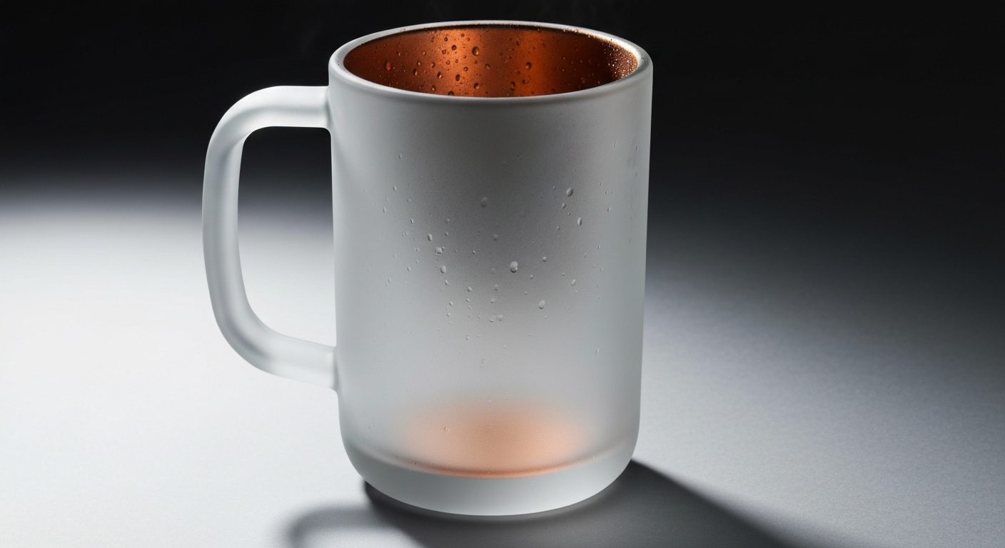 YETI Rambler travel mug with steam, showcasing superior hot beverage insulation on a wooden table.