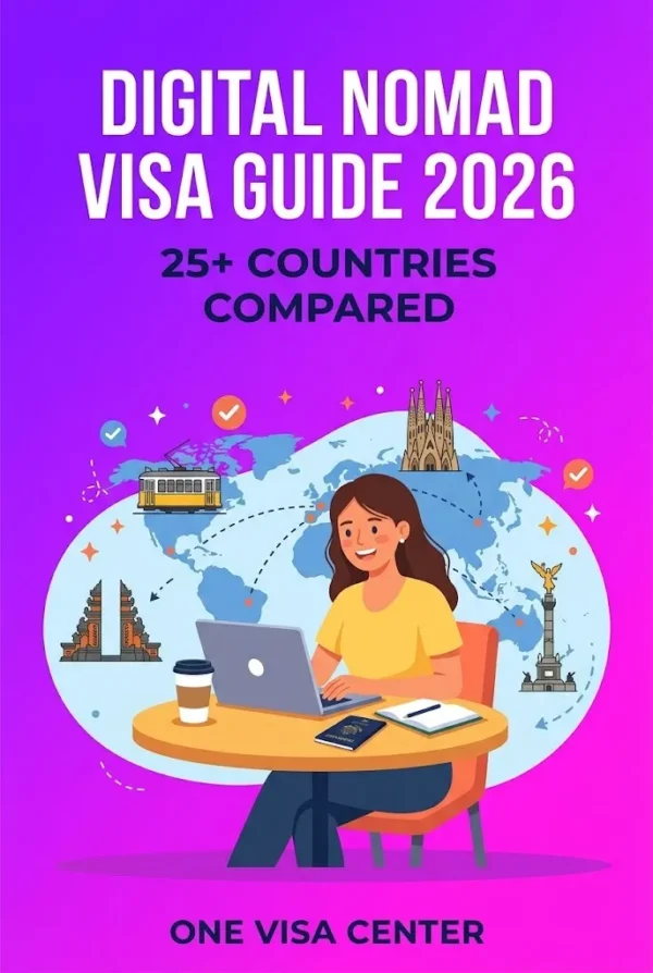Digital Nomad Visa Guide 2026 cover Digital Nomad Visa Guide 2026 cover: 25+ countries compared