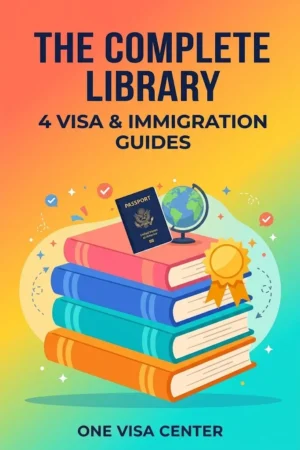 Complete Library visa guide bundle cover The Complete Library cover: visa guide bundle of 4 immigration PDFs